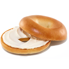 Bagels with Cream Cheese Spread